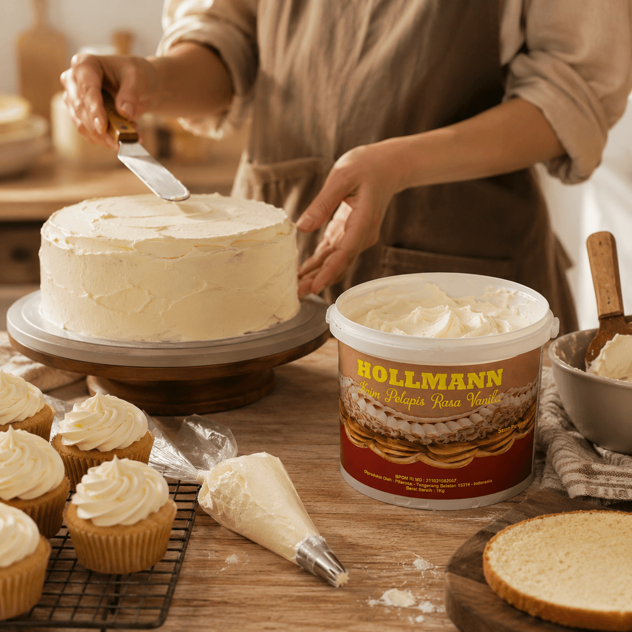 Relco baking product in use
